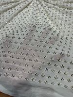 Tissu de perles lourdes de Goergette de Viscose de fournisseur indien de haute qualité avec le style de broderie pour l'usage de mariage pour des filles