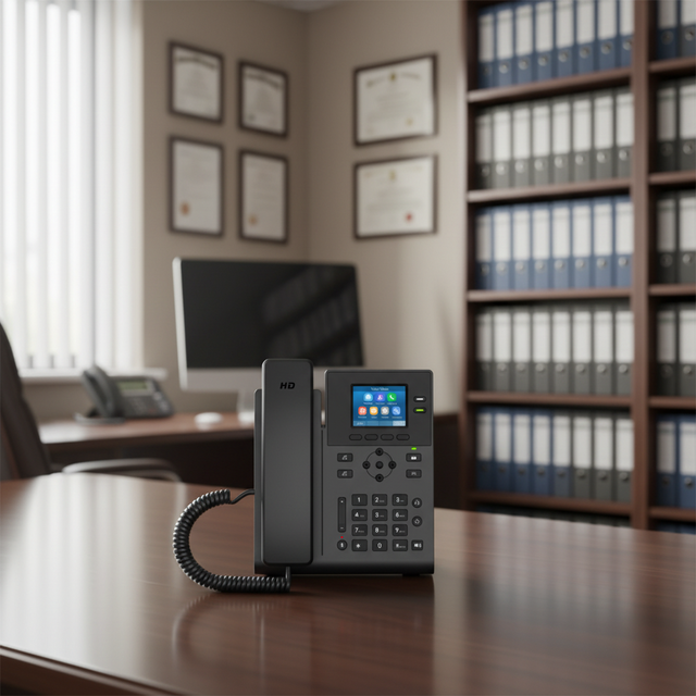 Government Grade KS31 SIP IP Phone Secure VoIP Communication 2 SIP Accounts HD Voice Encrypted Business Desktop Phone