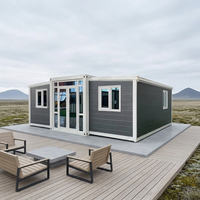 Maisons préfabriquées de luxe de grande taille avec 3 chambres, maisons préfabriquées extensibles en conteneurs, kit de maisons préfabriquées, conception de maisons préfabriquées pour projet d'hébergement touristique