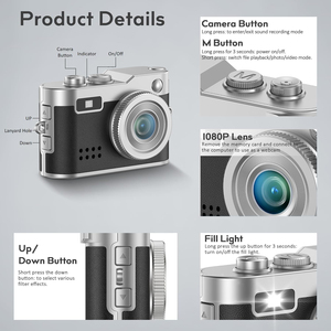 Bỏ túi du lịch Cam Pro - Keychain HD <span class=keywords><strong>Video</strong></span> Recorder với máy ảnh kép & Chụp bằng giọng nói - Product Image 6