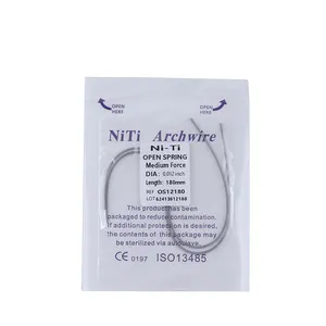0.010/0.012*180mm Dentistry Materials Niti Elastic Coil Spring Dental Orthodontic Open Spring