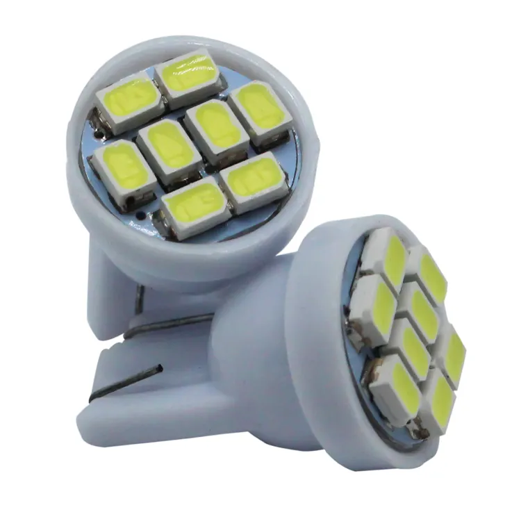 Factory 12V/24V T10 3020 8SMD w5w 194 168 192 Auto Car Wedge 8 LEDs SMD Clearance Light bulb Lamp Wholesales White Blue