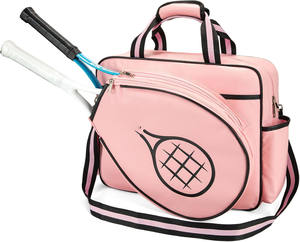 Sac de raquette de tennis gratuit, nouveau design, réutilisable, écologique, sac fourre-tout, sac à main, rangement, sac de tennis design - Product Image 1