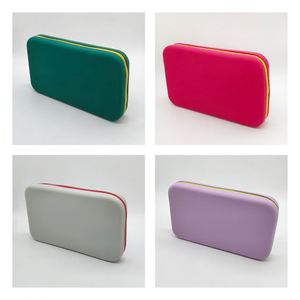Waterproof Toiletry Cosmetic <b>Makeup</b> Bags Handle Coins Purse Durable <b>Brush</b> Pouch <b>Case</b> Bag Silicone Handbag - Product Image 3