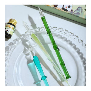 Stylo en verre <span class=keywords><strong>de</strong></span> <span class=keywords><strong>bambou</strong></span> avec <span class=keywords><strong>encre</strong></span> Set <span class=keywords><strong>de</strong></span> cadeaux <span class=keywords><strong>de</strong></span> Noël Stylo à tremper pour le <span class=keywords><strong>dessin</strong></span> - Product Image 4