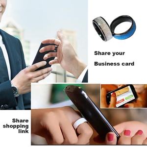 CMRFID 125khz T5577 13.56mhz射频识别环重写双芯片陶瓷天线魔术Nfc智能环，用于非接触式支付 - Product Image 2