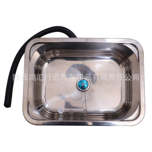 Fregadero Cuadrado Modificado para RV, Acero Inoxidable 304 con Tabla de Cortar, Lavabo Oculto para Lavar Verduras, Montado en el Vehículo - Product Image 4