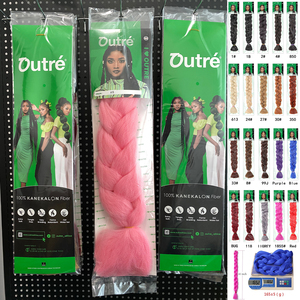 Échantillon Gratuit - Tresses Synthétiques Pré-Étirées Jumbo de 41 Pouces, 165g, Couleurs Personnalisables, Vente en Gros, Cheveux au Crochet pour <span class=keywords><strong>Femme</strong></span> - Product Image 1