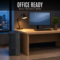 Desktop Enterprise Paket Lengkap Hygon 3350 Prosesor 8 Core 16GB 256G SSD Chassis 15L Perangkat Input USB Layar 23.8 Inci untuk Bisnis