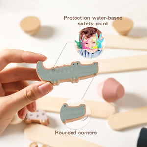 Bloques de Equilibrio de Madera con Logotipo Personalizado, Juguete de Apilamiento de Animales, Juego de Equilibrio Montessori para Niños Pequeños, Bloques de Equilibrio de Madera para Apilar - Product Image 5