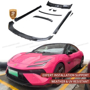 Bộ body kit Lotus Emeya sợi carbon khô kiểu Abina bao gồm cản trước, ốp hông, khe gió sau, cánh gió, ốp gương chiếu hậu - Product Image 5