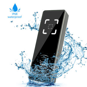 Lecteur de cartes intelligentes IC/NFC TTL RS485 WG 26/34 Wifi IP68 étanche avec code QR dynamique, contrôleur d'accès avec cadre en alliage d'aluminium - Product Image 1