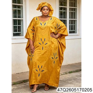 <span class=keywords><strong>Robe</strong></span> africaine <span class=keywords><strong>Bazin</strong></span> Riche <span class=keywords><strong>Boubou</strong></span> Dashiki avec broderie bleu royal pêche, manches longues pour mariage 47Q26051702 - Product Image 3