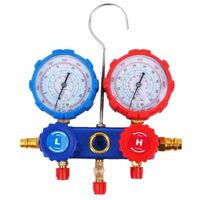 Car R134 R410a R22 R407c Manifold Gauge Set for Air Conditioner Refrigeration Vehicle Tools