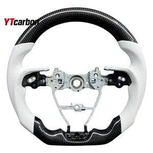 Volant de course personnalisé en fibre de carbone véritable YTcarbon pour <span class=keywords><strong>Megane</strong></span> CC GT RS <span class=keywords><strong>E</strong></span>-<span class=keywords><strong>Tech</strong></span> 22+ - Accessoires intérieurs de voiture - Product Image 4