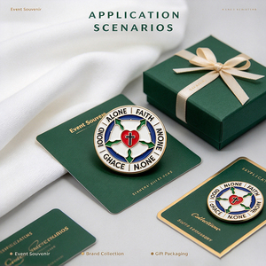 Badges de revers personnalisés avec votre propre logo et nom, mignons, en émail dur ou doux, en métal, pour vêtements - Product Image 6