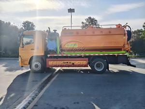 รถบรรทุกสูญญากาศ4x2 shacman เครื่องยนต์240HP เครื่องยนต์ PTO หรือ AUX ขับเคลื่อนเครื่องยนต์สุญญากาศฟังก์ชั่นคู่ขุดลอกท่อระบายน้ำ - Product Image 4