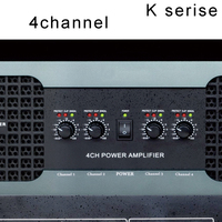 Amplificateur de puissance professionnel 4 canaux 1000W 8 Ohms Classe H avec équipement audio pour enceintes Line Array, basses, scène live, DJ, spectacle, KTV