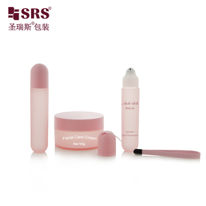 Nuevo diseño 25ml <span class=keywords><strong>Rosa</strong></span> translúcido mate sin fugas aplicación suave PP rollo en botella - Product Image 5