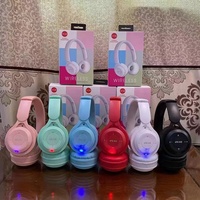 Casques et écouteurs sans fil, casques supra-auriculaires BT avec microphone, casque sans fil stéréo pliable
