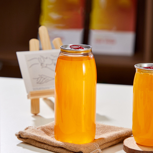 Vente en gros de canettes en plastique PET transparentes de 250 ml, 330 ml et 500 ml pour boissons gazeuses, jus, avec couvercles faciles à ouvrir, qualité alimentaire, sans BPA - Product Image 3