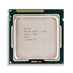 게임 코어 CPU I5-2400 SR00Q 인텔 코어 프로세서 cpu 소켓 1155 쿼드 코어 3.1GHz 95W 2300 2310 2320 2500 데스크탑 cpu