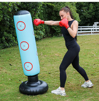 2025 usine Offre Spéciale équipement de Fitness 160Cm Pvc lourd debout gonflable enfants sac de boxe pour entraîneur de boxe
