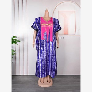 Robe Boubou <span class=keywords><strong>Africaine</strong></span> Grande Taille - Longue Robe Ample Imprimée Ankara pour Usage Quotidien et Soirées, Style Vintage Ethnique pour Femme - Product Image 2
