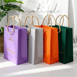 FCS Certified Recyclable Art Paper Custom Logo Shopping <b>Bag</b> Lamination Bio-Degradable Eco-Friendly Luxury Packaging for Clothing - Product Image 1