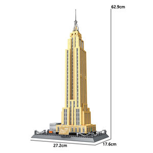 Wange 5212 Bloques de Construcción del Empire State Building de Nueva York, Modelo de Ladrillos de Plástico, Juego de Juguetes de Construcción - Product Image 4