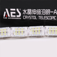 AES A5 crystal LED DRL Flexible bande lumineuse mobile pour voiture led projecteur phare systèmes d'éclairage automatique