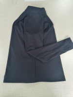 2024 nouvelles femmes équitation couche de Base à manches longues demi fermeture éclair équitation chemise couche de Base vêtements équestres en gros