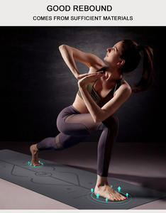 Miska LEECORK - Tapete de Yoga Ecológico de Caucho Natural de 5 mm, Antideslizante, para Ejercicios de Pilates, 183 cm, con Correa de Transporte - Product Image 2