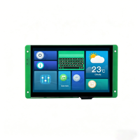 Modul Layar TFT HMI Industri Huaxin 7 Inci 800*480 Antarmuka UART Konsumsi Daya Rendah Solusi OEM Kustom