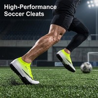Tacos de Fútbol Personalizados con Amortiguación de Impactos, Zapatos de Fútbol TF para Entrenamiento en Césped Artificial, Crampones de Alta Calidad