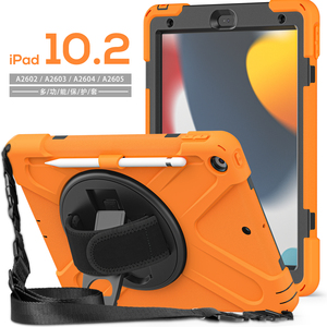 เคสแท็บเล็ตแบบหนา ทนทาน ป้องกันได้เต็มที่ พร้อมสายคล้องมือแบบถอดได้ และขาตั้ง สำหรับ <span class=keywords><strong>iPad</strong></span> 10.2 นิ้ว รุ่นที่ <span class=keywords><strong>7</strong></span> 8 9 - Product Image 2