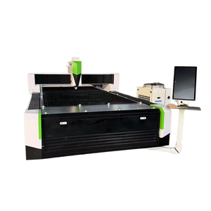 เครื่องตัดไฟเบอร์เลเซอร์ CNC - อัตโนมัติ ดิจิตอล ความเร็วสูง 3 แกน ตัดโลหะ ระบบ Cypcut มอเตอร์เซอร์โว Yaskawa ระบายความร้อนด้วยน้ำ AI - Product Image 1