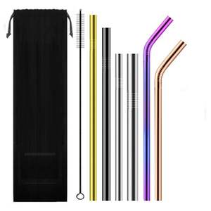 KEHSAW-<span class=keywords><strong>Paille</strong></span> <span class=keywords><strong>en</strong></span> acier inoxydable réutilisable et languette pliable anti-rayures, gobelet <span class=keywords><strong>en</strong></span> acier inoxydable avec <span class=keywords><strong>paille</strong></span>, échantillon gratuit - Product Image 6