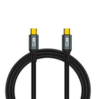 Kabel Data Sinkronisasi Pengisian Cepat 20Gbps 8K 60Hz, Kabel Tahan Lama Inti Tembaga Murni Berlapis Nilon untuk IOS, Komputer, dan Earphone