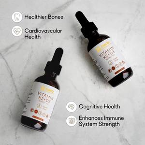 วิตามินดี3 เค2 ชนิดหยด แมกนีเซียม แคลเซียม เสริมสร้างสุขภาพกระดูกและภูมิคุ้มกัน ผลิตภัณฑ์เสริมอาหารแบบ OEM/ODM รับผลิตภายใต้แบรนด์ของคุณ - Product Image 6