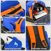 Sac à dos de sport et de gym minimaliste à grande capacité avec poche avant zippée, respirant et bretelles réglables