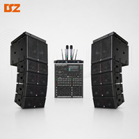 Système de sonorisation DSZ MY-208XP+MY-18XP avec deux enceintes line array de 8 pouces et un caisson de basses passif de 18 pouces pour hôtels, événements en direct, concerts, théâtres, salles de conférence