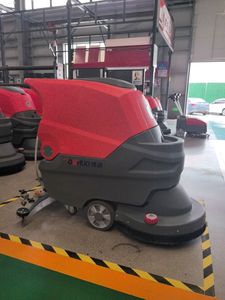 Commercial New <b>Walk</b>-Behind High Floor Scrubber <b>Machine</b> Auto Floor Cleaner Large Strong Suction 24V 550W - Product Image 3