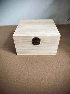 Elegante Scatola <span class=keywords><strong>Regalo</strong></span> <span class=keywords><strong>in</strong></span> <span class=keywords><strong>Legno</strong></span> con Coperchio a Cerniera per Gioielli e Profumi, Custodia di Lusso per Matrimoni - Product Image 5