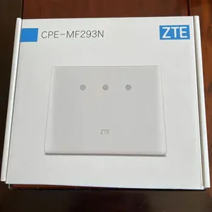 Zte mf293n cat4 roteador wifi 300mbps, desbloqueado, 4g cpe roteador wi-fi 2.4ghz 4g lte cpe suporte 32 usuários, roteadores sem fio