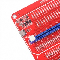 Outil de test et de réparation de la mémoire RAM DDR3 DDR4 2 en 1, analyseur de diagnostic de la carte mère de l'ordinateur de bureau, testeur de carte avec lumière LED