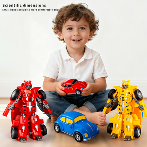 Coche de juguete para niños, <span class=keywords><strong>Robot</strong></span> de deformación, juguetes, Autobots Manual de transformación, conducción inercial, no requiere batería, modelo de coche de juguete para niños - Product Image 6