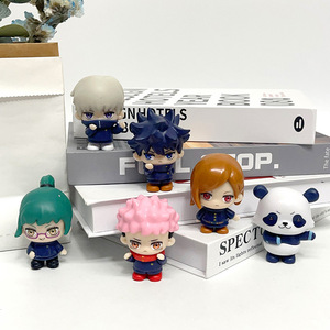 Nouvelles figurines d'anime Kugisaki Nobara Satoru Gojo, 6 pièces/ensemble, personnage de dessin animé, modèle de jouet artisanal écologique en PE - Product Image 2