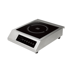 Table de cuisson à induction simple commerciale haut de gamme 3500W, technologie demi-pont, plaque de cuisson en verre microcristallin noir - Product Image 1