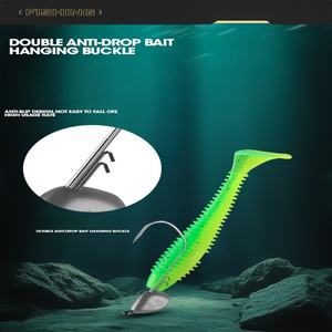 SNEDA Hameçon extra large à tête plombée sans mauvaises herbes (EWG) pour la pêche à l'achigan et à la carpe sans accrocs dans la pêche en mer à couverture lourde - Product Image 5